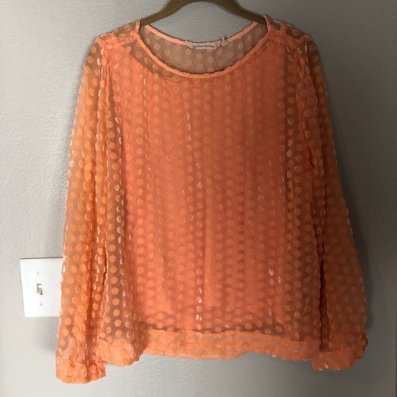 Soft Surroundings Dulce Polka Dot Blouse Small - Picture 5 of 8